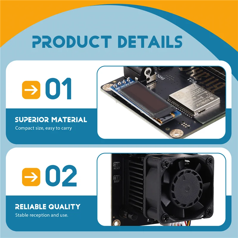 -BOFF Bitaxe Gamma 601 Solo Miner 1,2TH/S 18 Вт BM1370 Asic Chip от Antminer S21 Pro Bitcoin BTC Miner Материнская плата EU PLUG