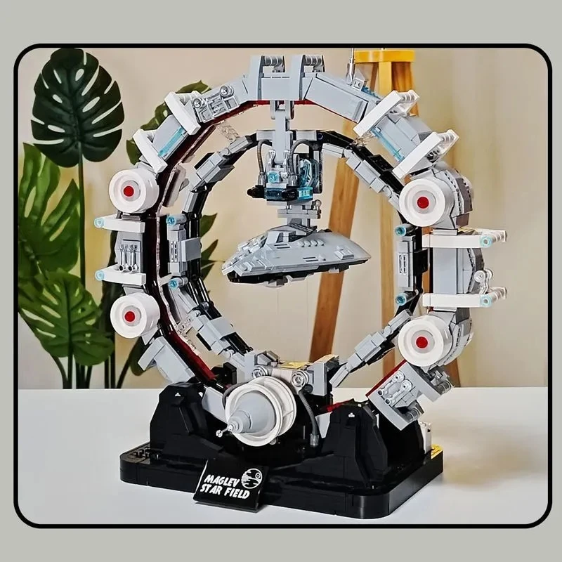 JQ1165 Magnetic Levitation Sword Building Blocks DIY  DIY Assembly Educational Toy for Boys Creative Desktop Decor Surprise Gift