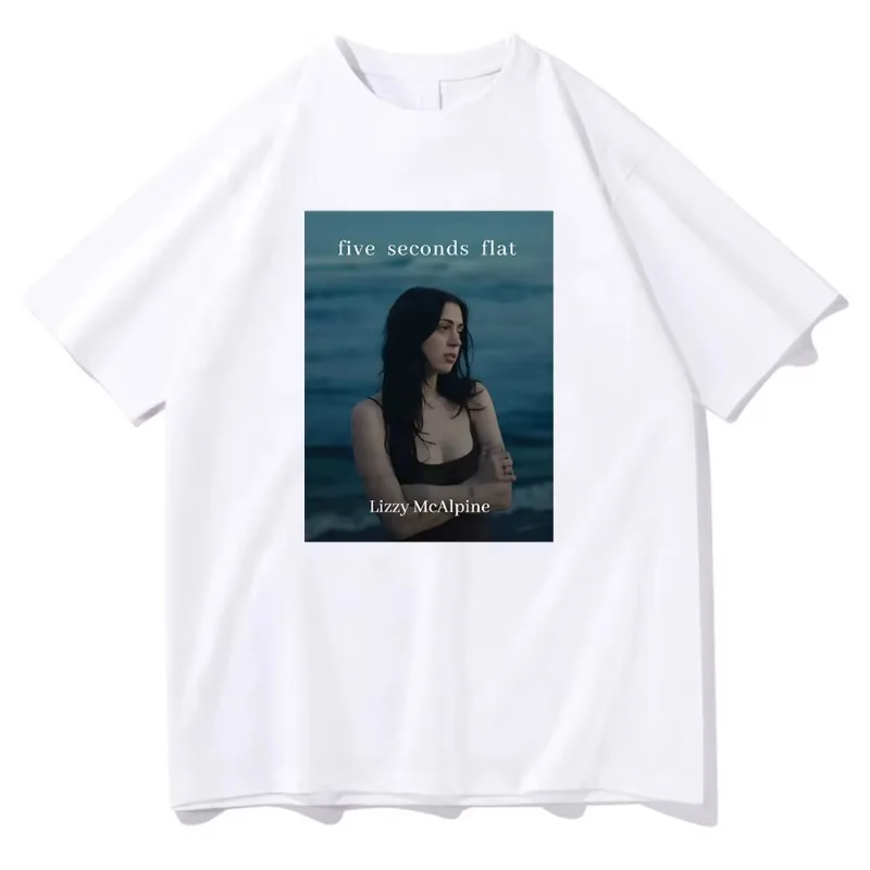 

Lizzy McAlpine Women T-shir Graphic Printing Cotton Hip Hop Vintage Tee-shirt Summer Casual Tshirt Ropa Mujer Round Neck Clothes