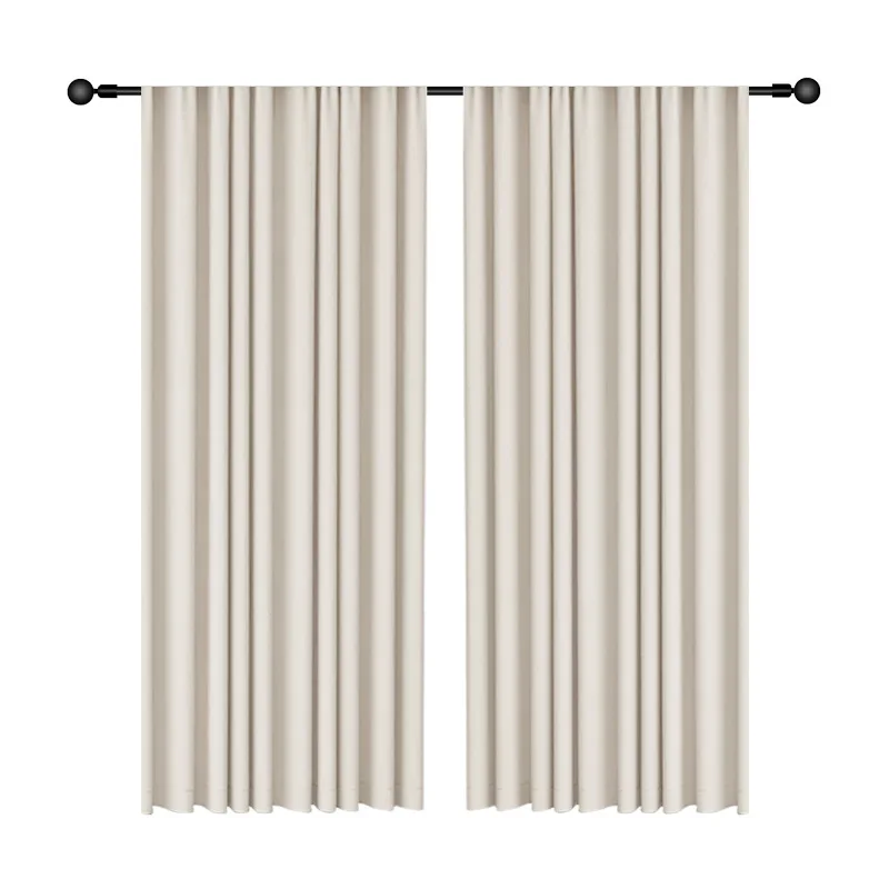 

Custom Size Blackout Curtains for Living Room Bedroom Dining 99% Sunscreen Chenille Luxury Decor Other Colours White Tulle