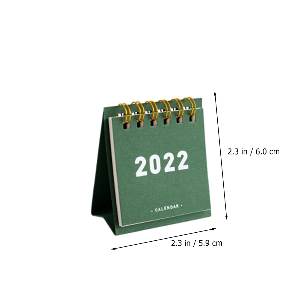 4 Pcs Standing Flip Calendar 2022 Desktop 2023 Table Decorations New Year Mini Easel