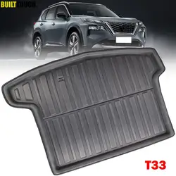 Tailored For Nissan X-Trail XTRAIL Rogue 2022 2023 T33 Car Boot Mat Liner Cargo Trunk Tray Carpet Heavy Duty Pad Accessories
