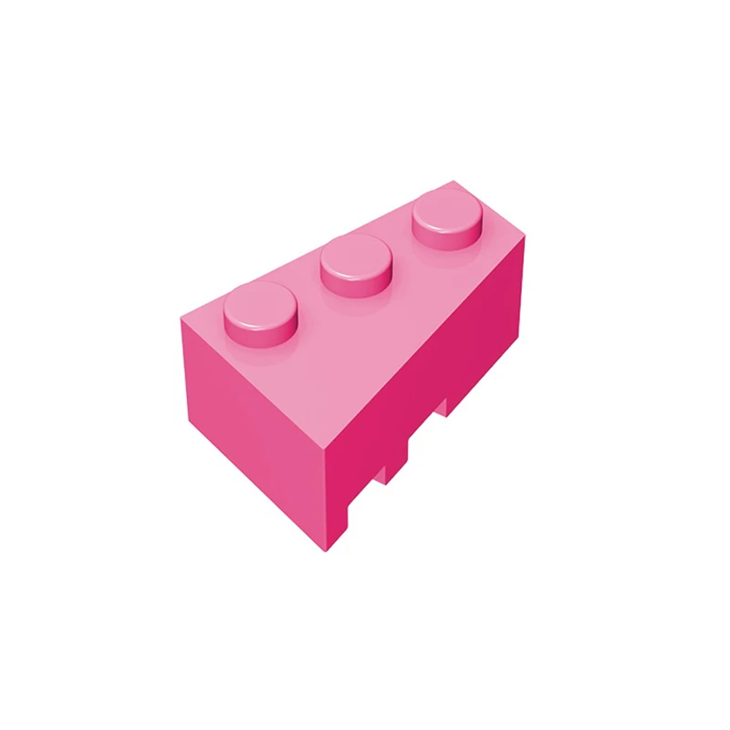 Gobricks-빌딩 블록 기술 DIY 3x2 웨지 브릭 (오른쪽) 10 PCS 호환 조립 입자 부품, 장난감 선물 6564