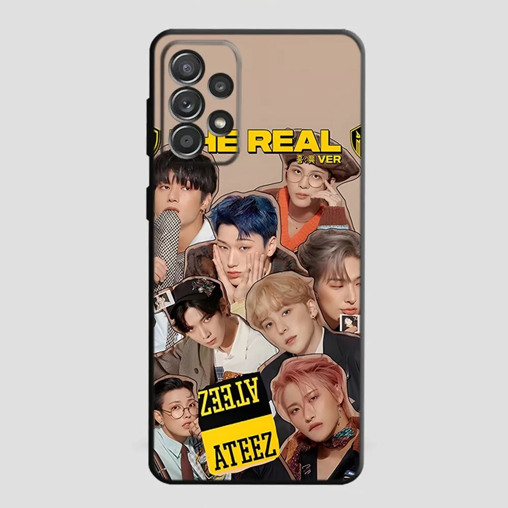 Kpop A-Ateeze Boys Phone Case For Samsung S21,S22 Ultra,S20,S30 plus,S22 plus,S23,S30 ultra 5G Silicone Cover