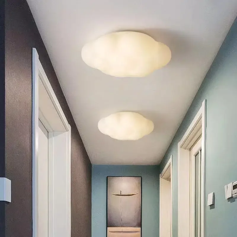 

Modern cloud ceiling lamp creative simple children's warm bedroom ceiling light