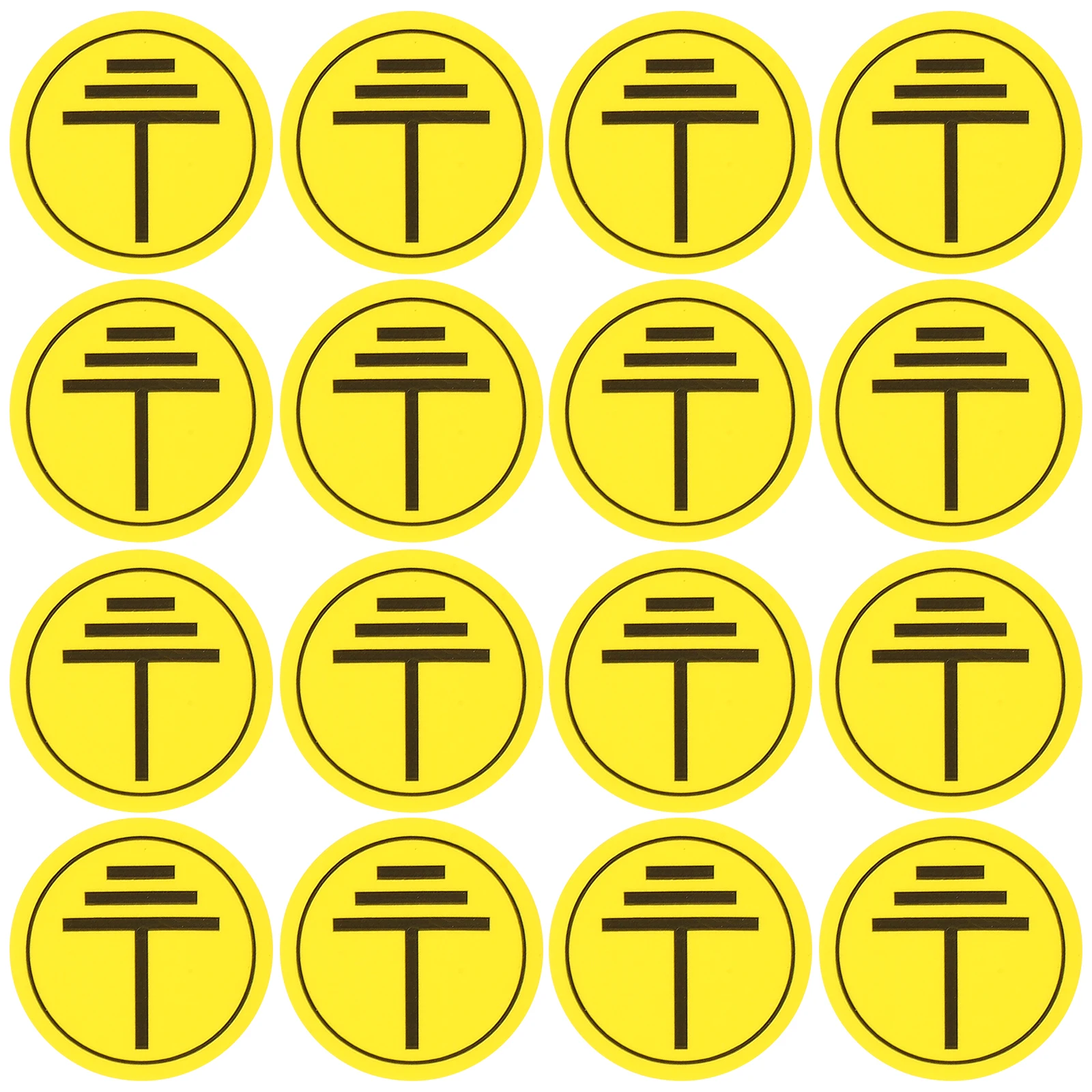 

400 Pcs Charging Pile Warning Post Do Not Touch Sticker Electric Fence Yard Sign Aluminum Light Indicator Caution Stickers