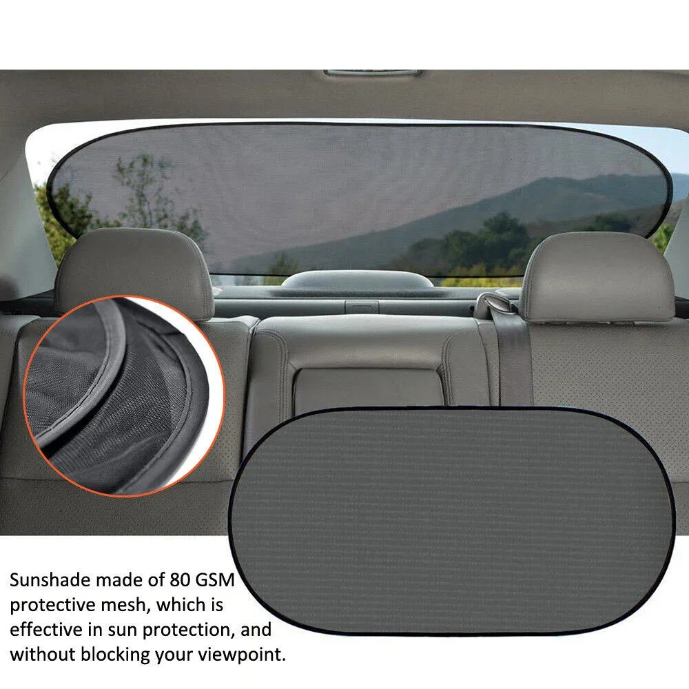 1/2PCS Car Rear Window Sun Shade Screen Truck Mesh Cover Windshield Visor Block Shield