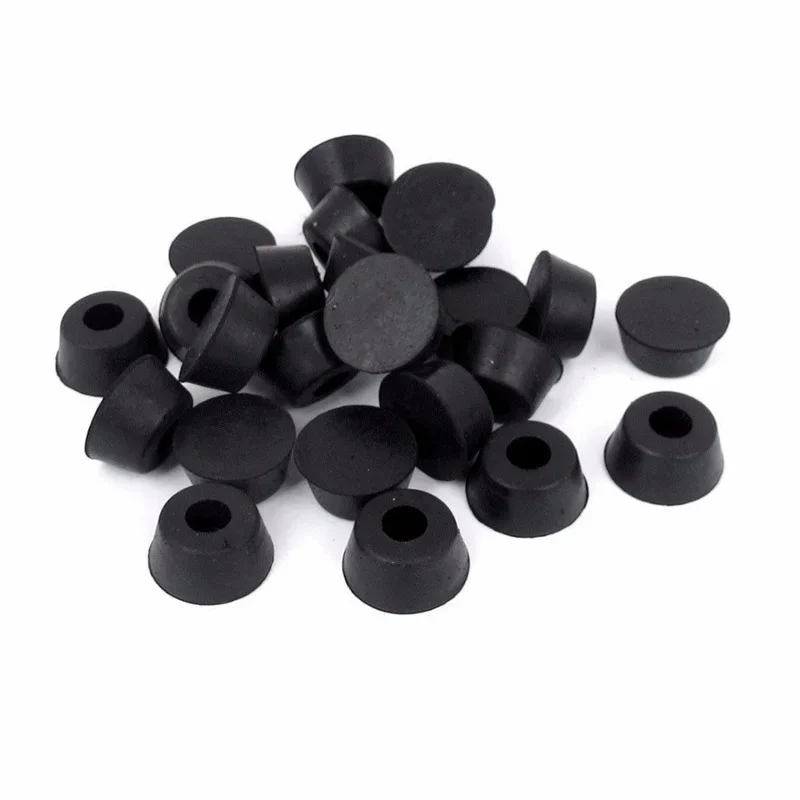 

4/8/20/40pcs Black Rubber Feet Cap Chair Floor Protector Non-slip Furniture Foot Table Leg Cover Bottom Pad Funiture Accessories