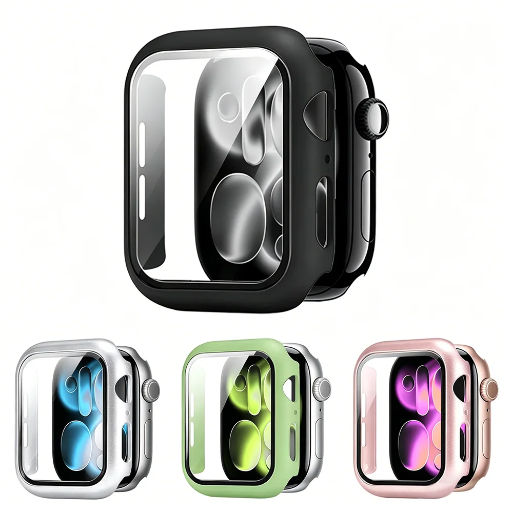 PC-Gehäuse für Apple Watch Ultra 3 2 1 49mm 11 10 46/42mm Kratzfester Stoßfänger Displayschutz Hülle iWatch 9 8 7 45/41mm 6 SE