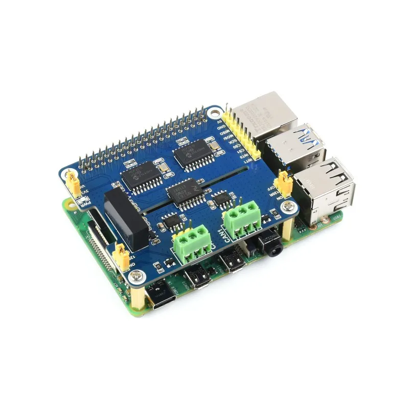 2-Channel แยกสามารถขยายหมวกสำหรับราสเบอร์รี่ Pi, โซลูชั่นชิปคู่