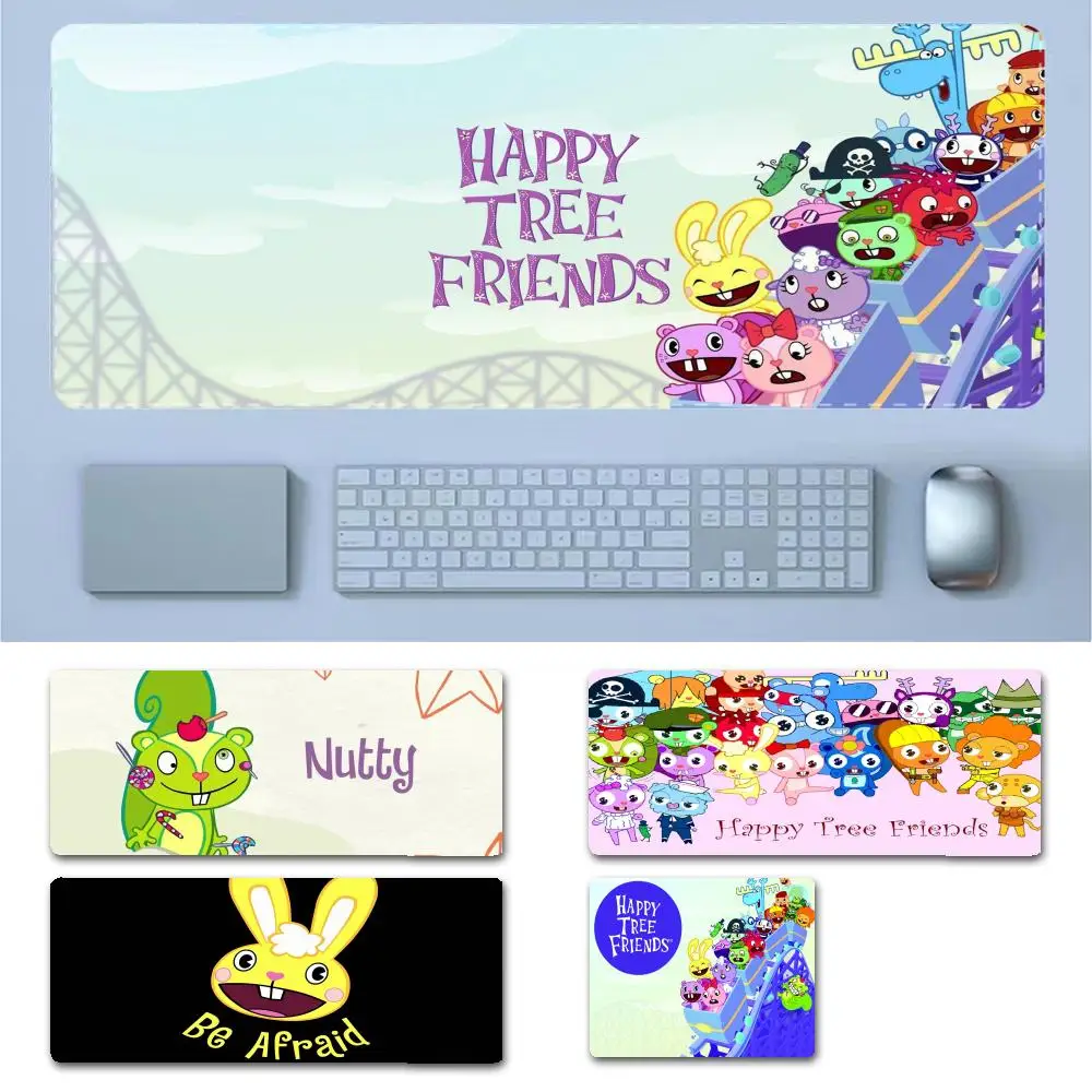 

Happy Tree Friends Mousepad Boy Pad Laptop Gaming Mice Mousepad Size for Game Keyboard Pad for Gamer