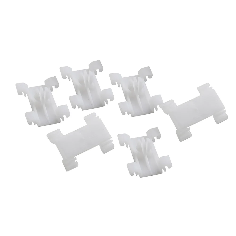 

Moulding Trim Clip Molded Clips White+Light Blue For Fiat Replaces 71717421 Dust Resistant; For BMW Replaces 51138166675