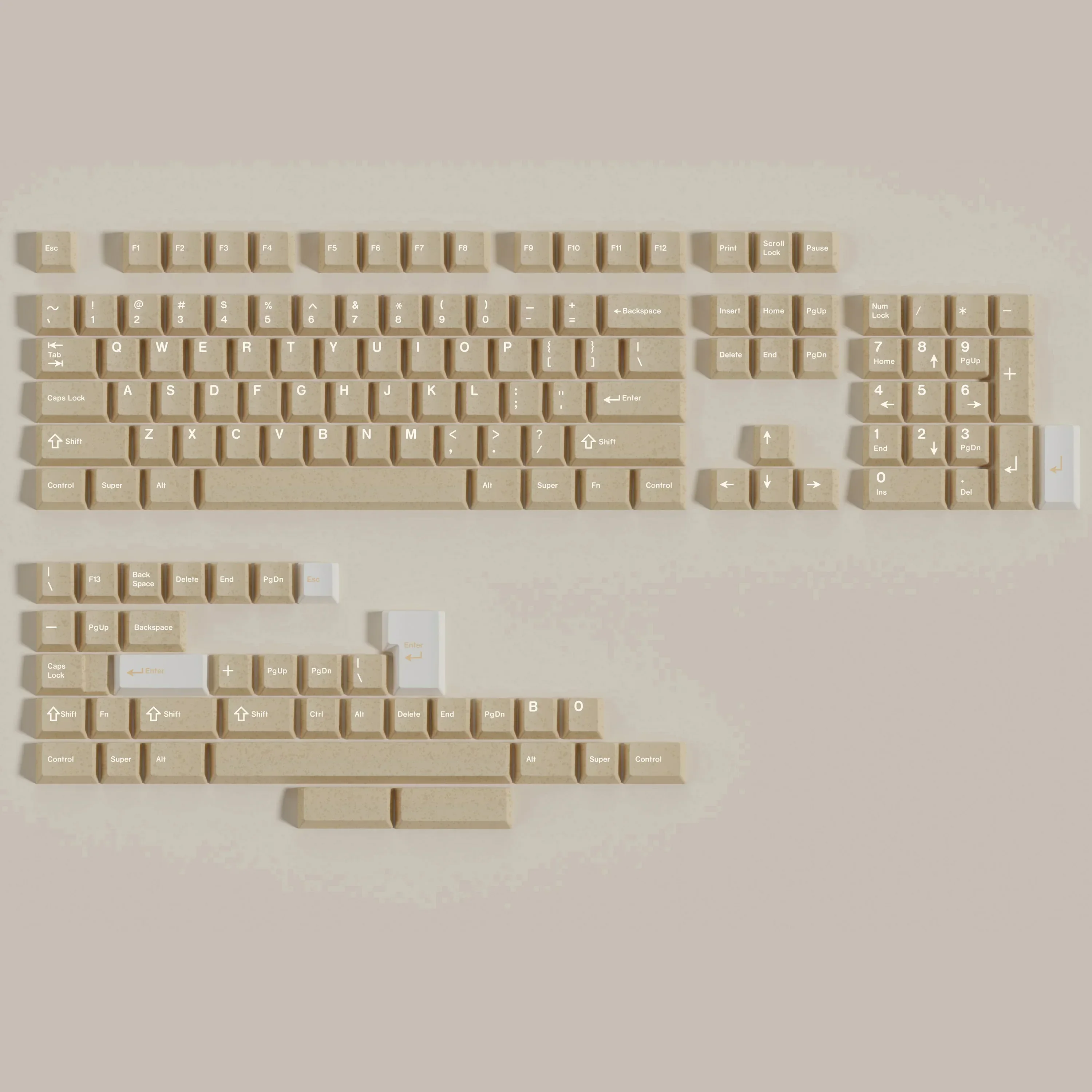 Imagem -05 - Teclado Mecânico Dune Pbt Gmk 142 Keycaps Perfil Cereja Sublimação de Tintura para Interruptor mx Double b Split Keybar