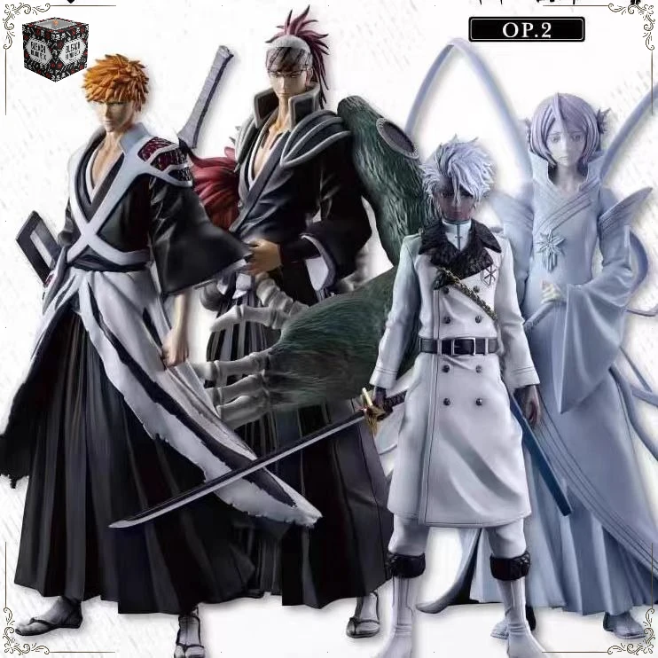 

Bleach Blind Box Anime Mini Figures Random Soul Reaper Character PVC Model Desk Decoration Collectible Toy Gift