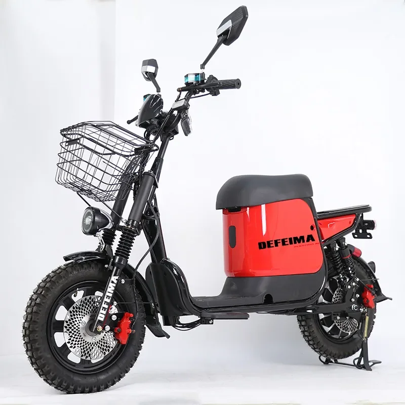 Customized 16 Inch Electric Bicycle Moped with Lithium Battery and Oil Brake for Takeaway Delivery High Load Capacity Export