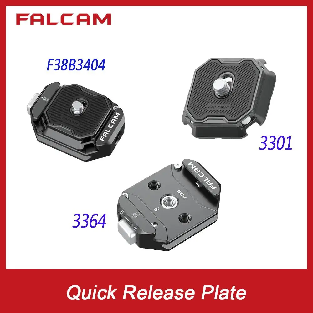 FALCAM F38B3404 Multi-hole Quick Release Kit F38 3364 Multi-hole Quick Release Base 3301 Non-slip Quick Release Plate