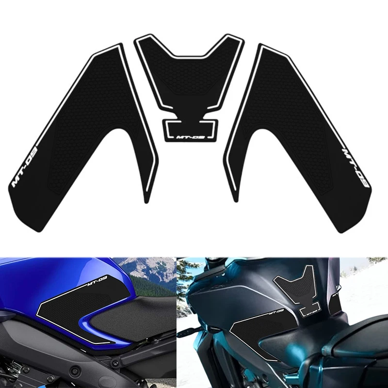 

For YAMAHA MT09 MT-09 MT 09 SP 2024 2025 Motorcycle Side Fuel Tank pad Tank Pads Protector Stickers Knee Grip Traction Pad