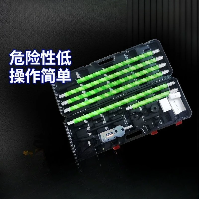Fully automatic optical cable attached to the hook-up high-altitude cable tie-up device, no climbing attached to the hook-up