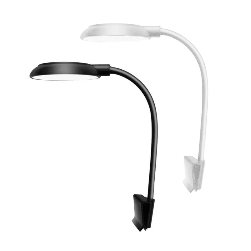 R1WA Aquarium LED Light 360-Degree Adjust No Radiation Simple Design Clamp Lamps