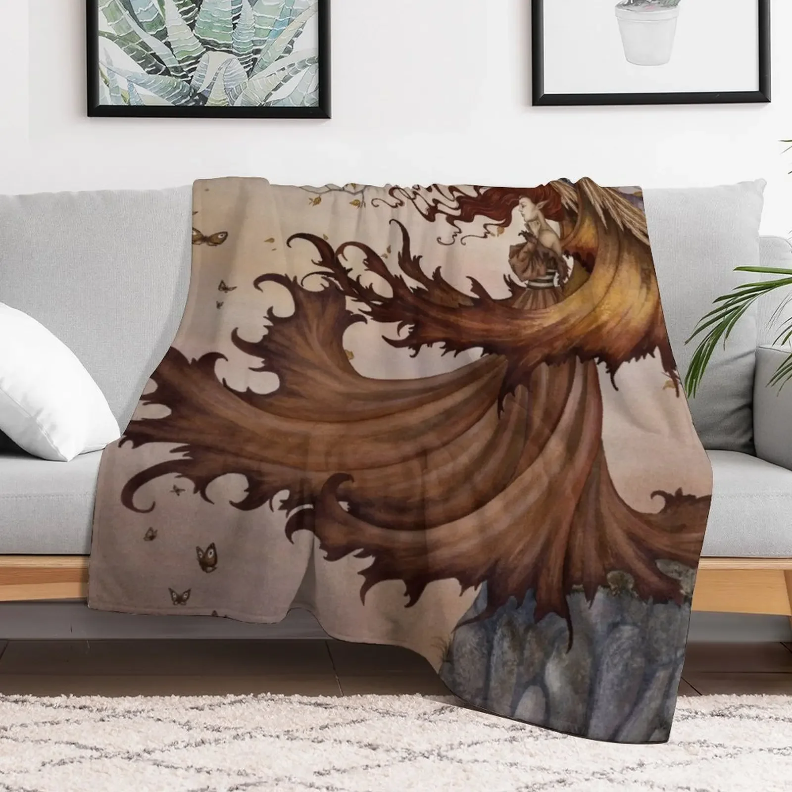 Passage to Autumn Throw Blanket Warm Single Blankets