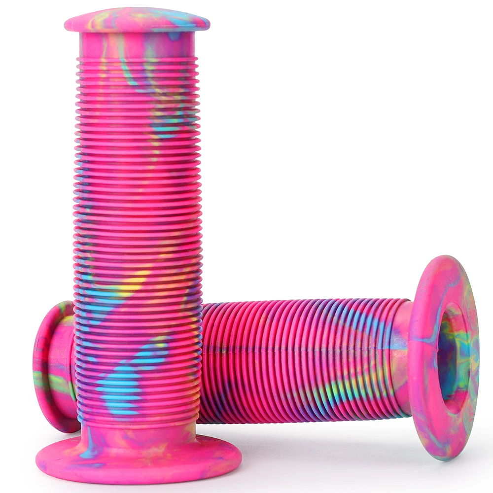 

2pcs Rubber Bike Bicycle Handle Bar Grips Anti-slip Waterproof Tricycle Scooter Handlebar For Kids Cycling Handle Bars