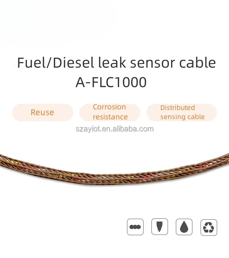 Oil leak sensor cable Fuel leakage rope Diesel leak detection system