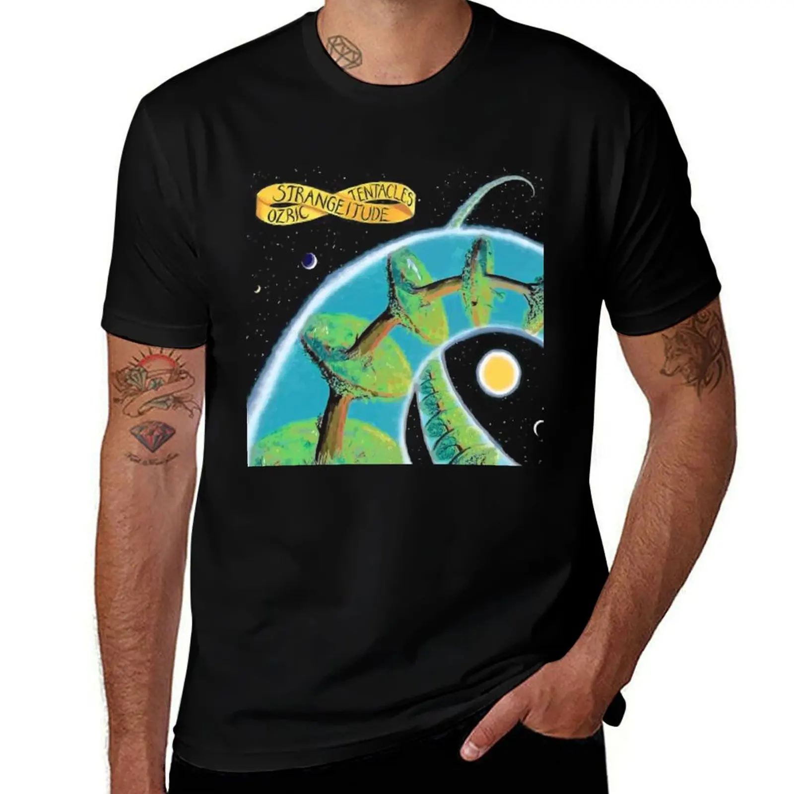 

for anime soft t t shirts tshirt - cotton Strangeitude graphic T-Shirt man shirts man Ozric Tentacles