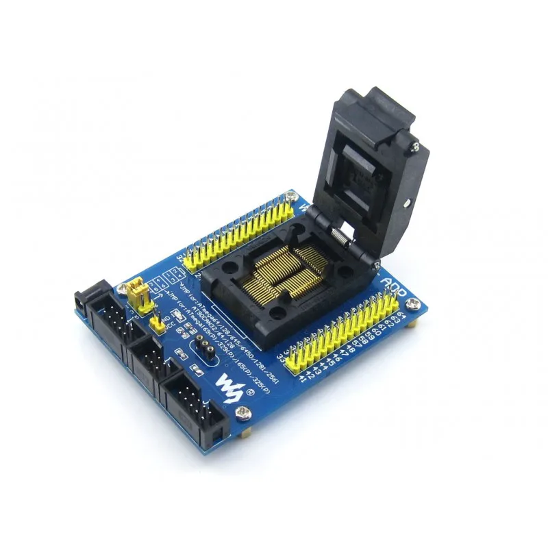 M64 + ADP, Adapter programisty, specjalny fotel do programowania siedzenia testowego AVR Atmega TQFP64 z interfejsem