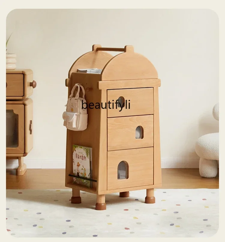 

LJYModern creative three-bucket cabinet simple, storage drawer locker