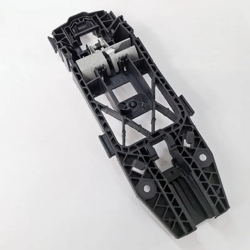 ABKY-قوس قاعدة مقبض باب السيارة-تصميم بلاستيك وأكيه أسود لموديلات VW (5ND 839 885 A) #4