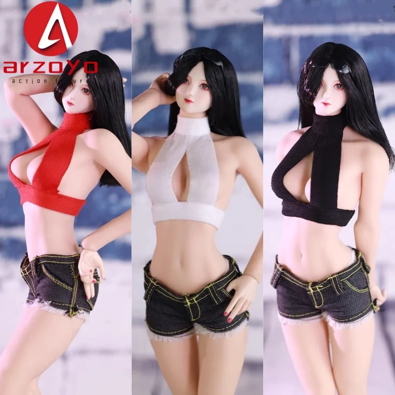 JOA-68 1/6 スケール女性セクシーなオープン胸ベストホットショーツ服モデル 12 インチ TBL JIAOU 女性アクションフィギュア人形用