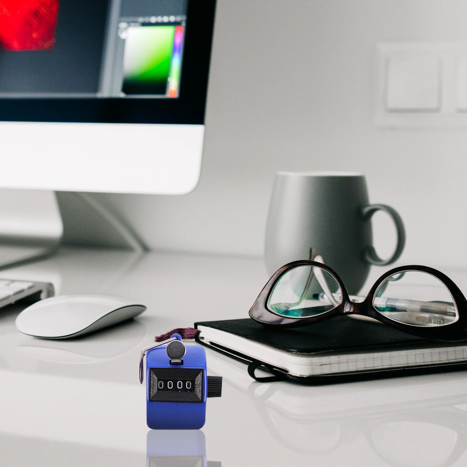 

4Pcs Handheld Mini Colorful Tally Counter Easy Operation People Counting Sports School Precision Clicker Device