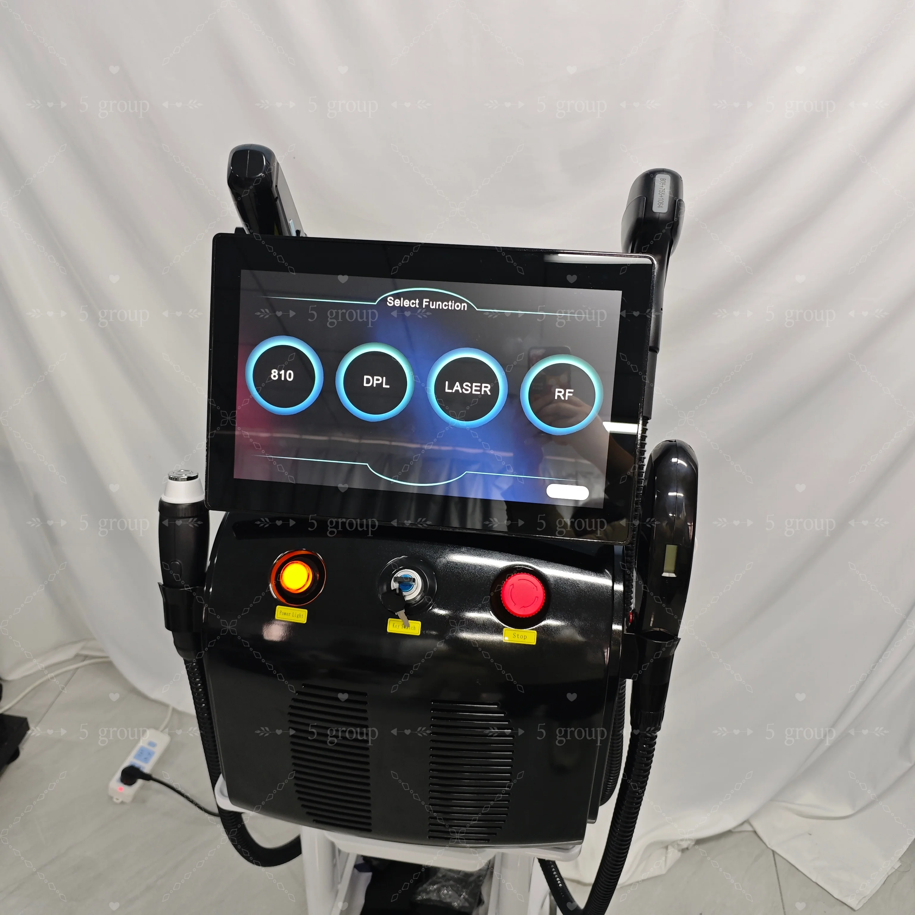 

4 in 1 Alexandrite Diode Laser IPL Hair Removal Machine Picosecond Tattoo Removal System Painless Multi-function Beauty Device