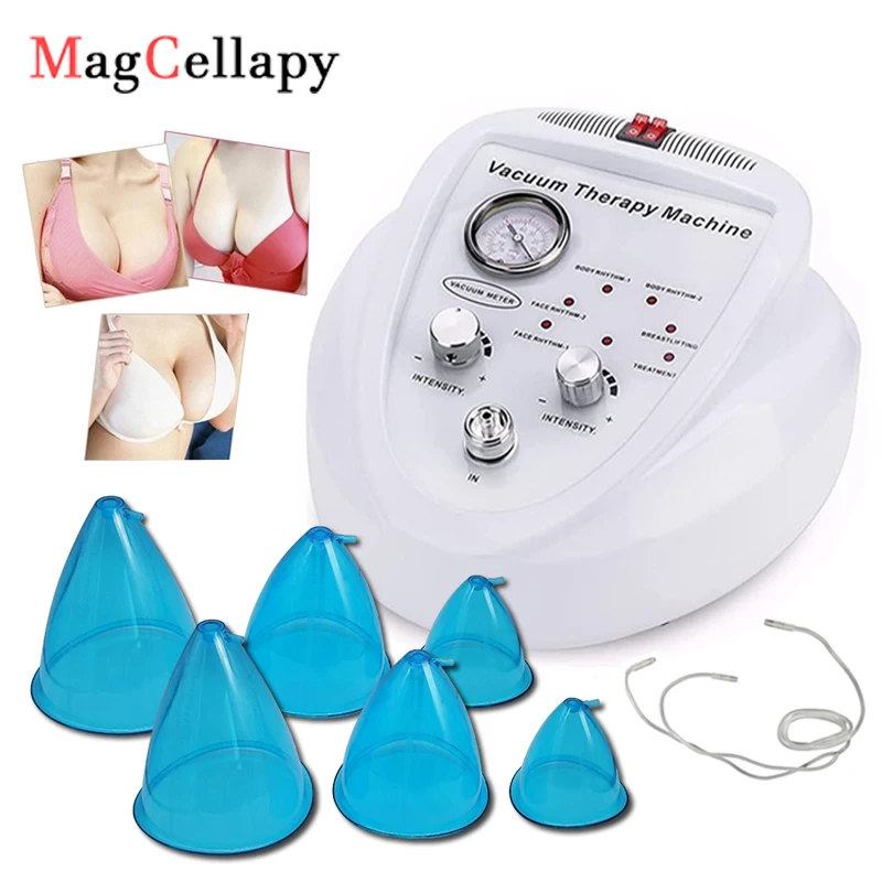 

Breast Enlargement Pump With 18CM Cups Vacuum Therapy Machine Butt Lift machine Butt Enhancer Vacuum Cups for Women Massage