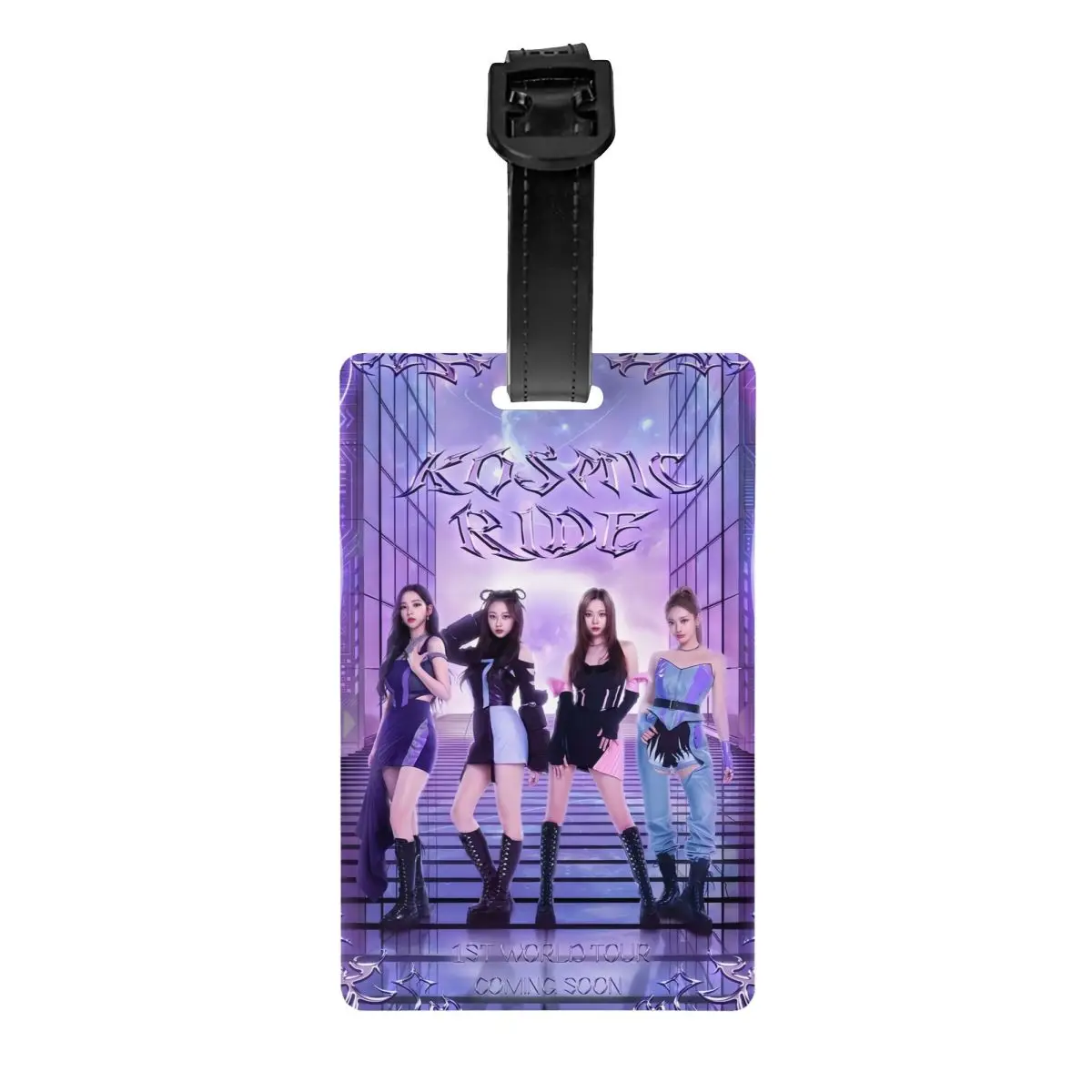 Custom Kpop A-Aespas Girls Karina Winter Giselle Ningning Luggage Tag Travel Bag Suitcase Privacy Cover ID Label