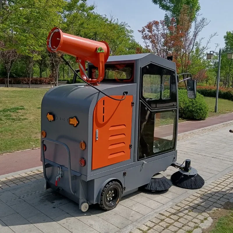 HCY HCY Ride-on electric sweepers, street sanitation fog cannon sweepers, multifunctional new energy sweepers