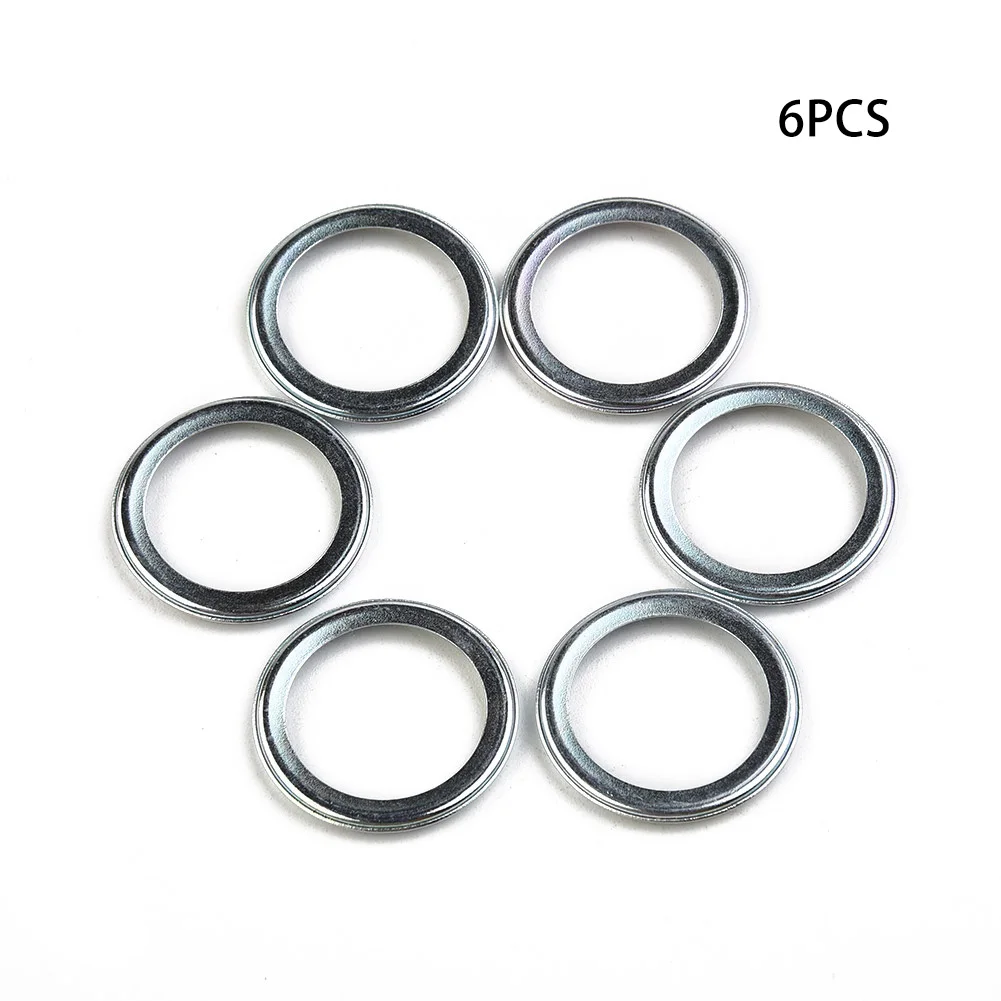 6Pcs Car Oil Drain Plug Crush Washer Gasket Set For Crossre 2011-18 Auto Drain Plugs Washer 16mm 803916010