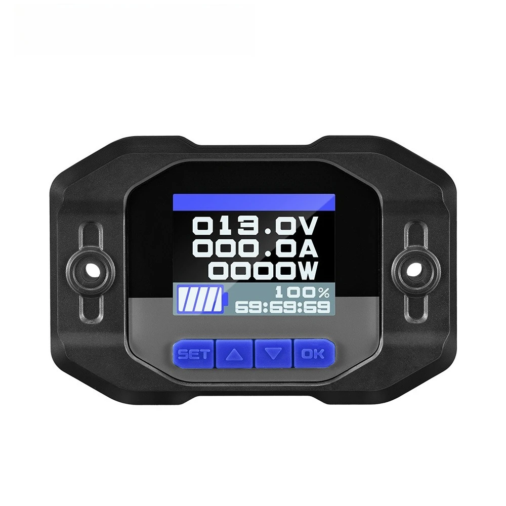 12V 200A Automotive Battery Meter Voltage Current Power Real-time Display Monitor