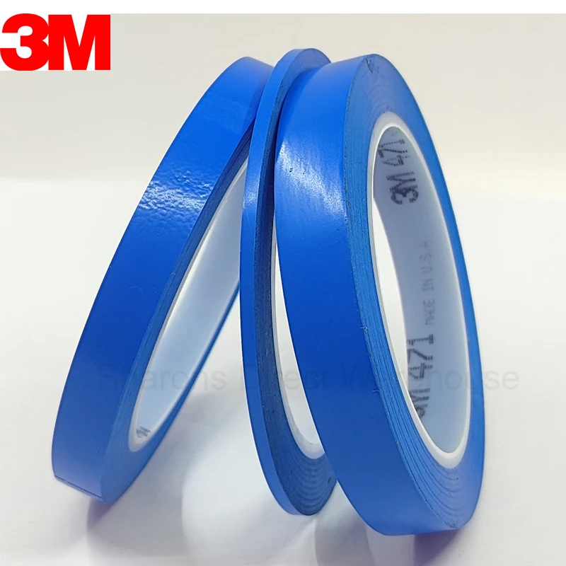 3 ~ 6 ~ 15 ~ 20 ~ 50 مم اختيار واسع 3M 471 شريط فينيل قوي للشاحنة والمركبة والدراجات النارية وقناع طباعة لوحة السيارات المنحني الأرضي، أزرق