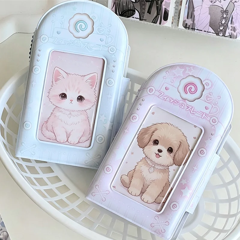 3 Inch 32 Slots Cartoon Card Binder INS Style Kpop Photocard Holder Collect Book Idol Trading Photo Card Storage Album