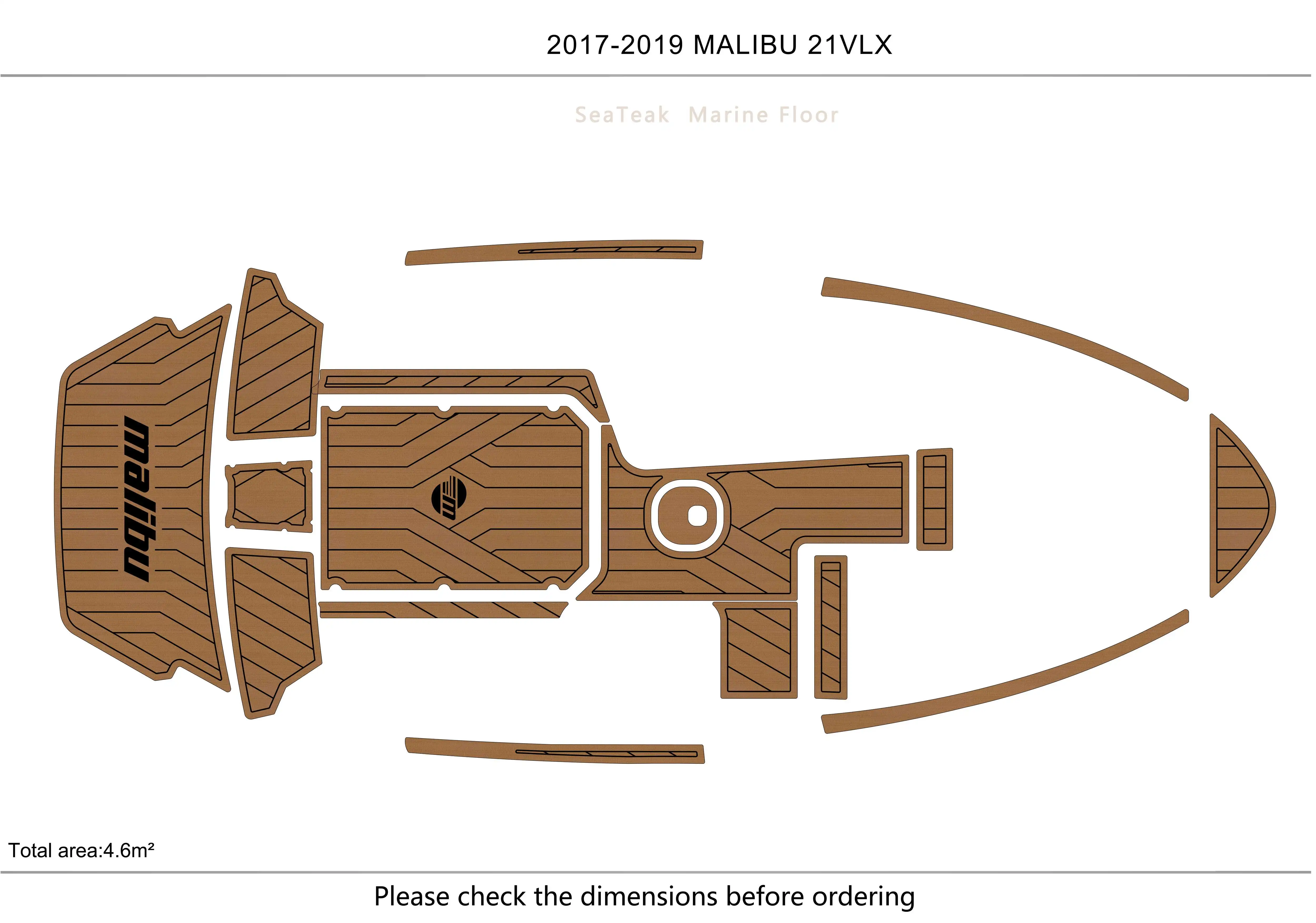 

2019 malibu 21vlx Cockpit Swimming platform 1/4" 6mm EVA fAUX carpet Water Ski Yacht Fishing Boat Non-slip mat floor