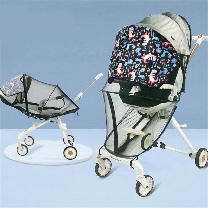 J15U Mozzies Net for Stroller Protective Baby Stroller Mozzies Net Perfect Net