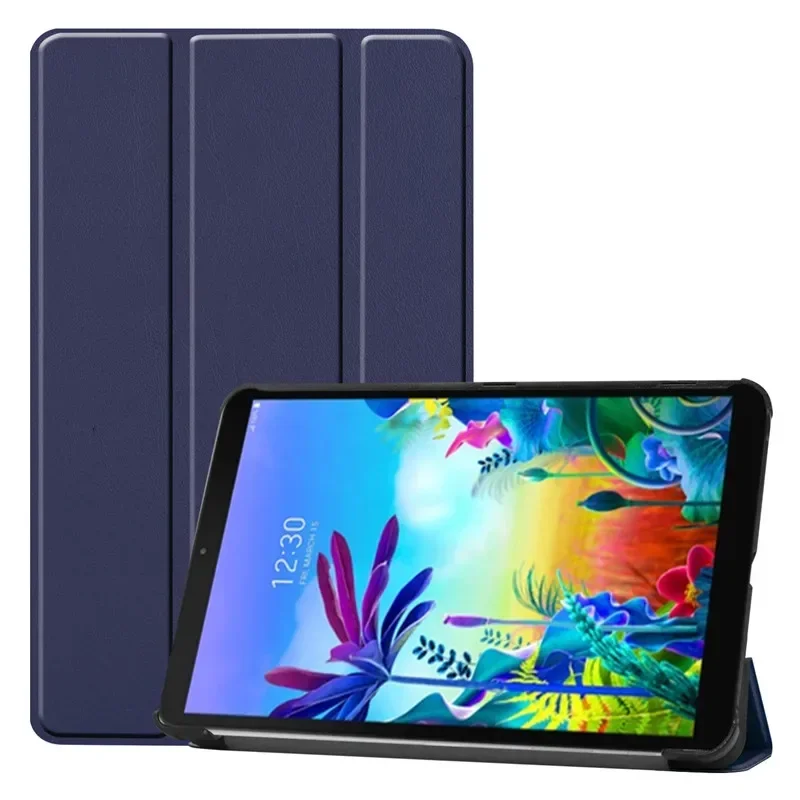 For LG GPad 5 Case 10.1 inch LM-T600L Slim Trifold Magnetic Cover Funda For LG G Pad GPad 5 10 1 inch Tablet Case