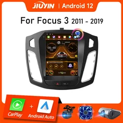 JIUYIN 2 Din Android 12 Car Radio for Ford Focus 3 Mk 3 2011 2012 - 2019 Multimedia Video Player 2Din Carplay Auto Stereo DVD