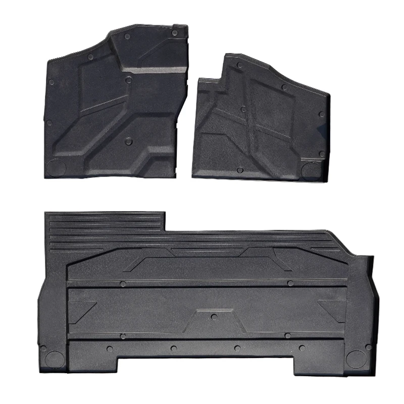 TPE Floor Mats Row Floor Liners All Weather Protection Slush Mats for Polaris XPEDITION XP XP5/ ADV ADV5 2024+