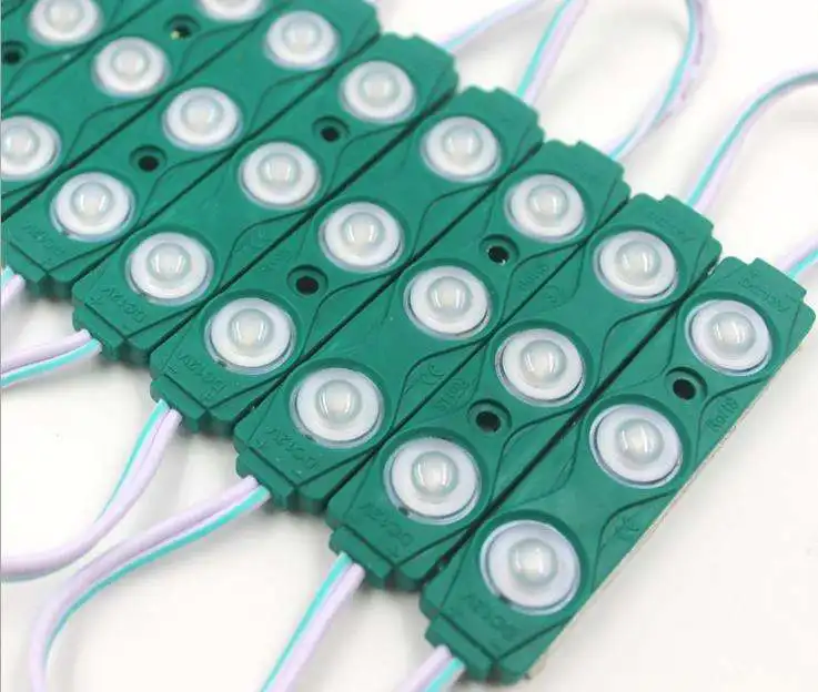 

1000pcs 2835 3LED injection module 12V Super highlight 1.5W white. LED sign