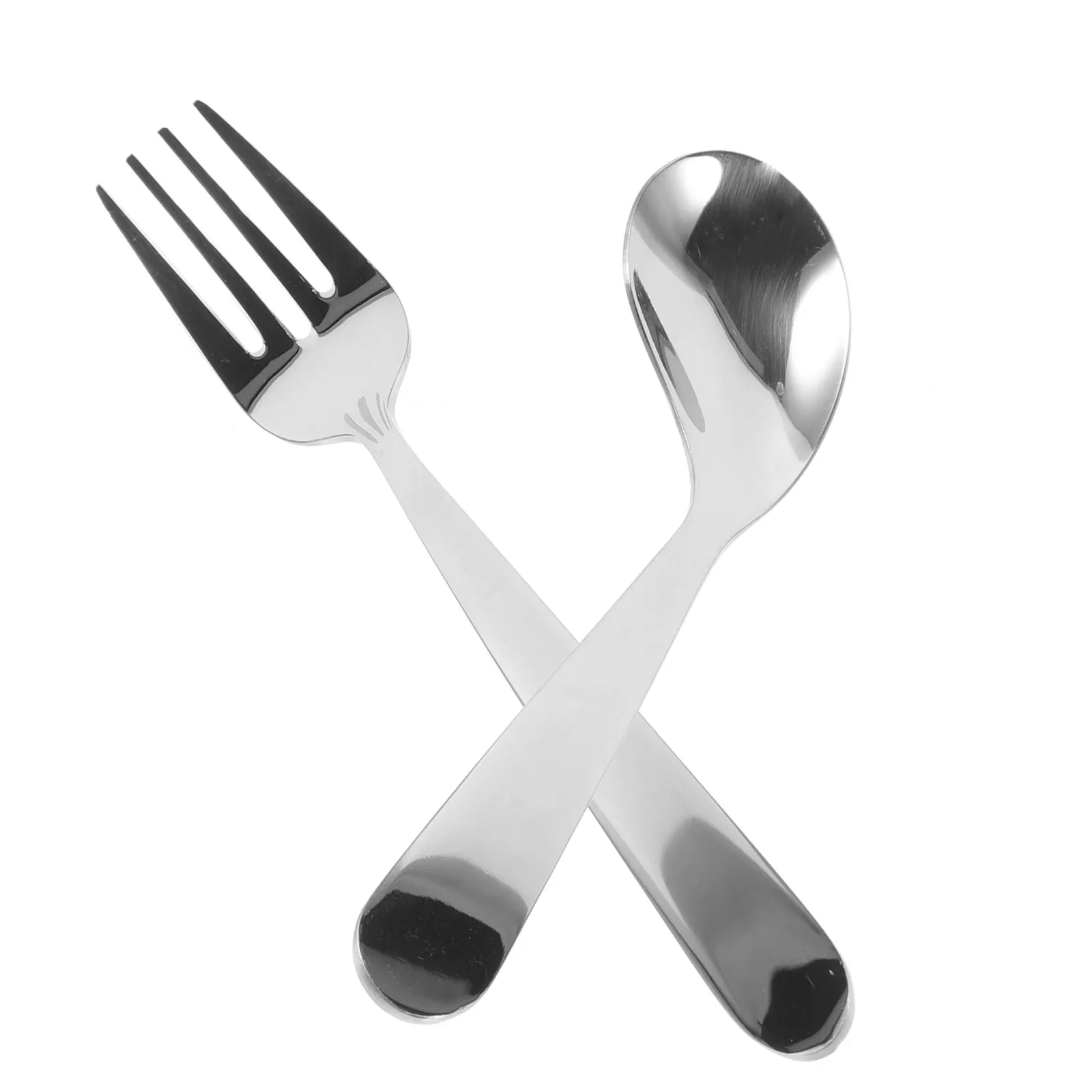 

1Set Stainless Steel Angled Spoon Fork Set Adaptive Utensils for Elderly Arthritis Patients Lightweight Ergonomic Eating Aid