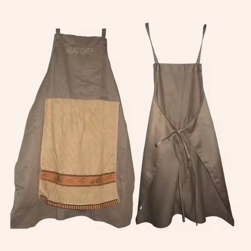 Funny Chef Prank Apron for Men Novelty Cooking BBQ Apron with Humorous Print Gag Gift for Kitchen Grilling Dad Husband