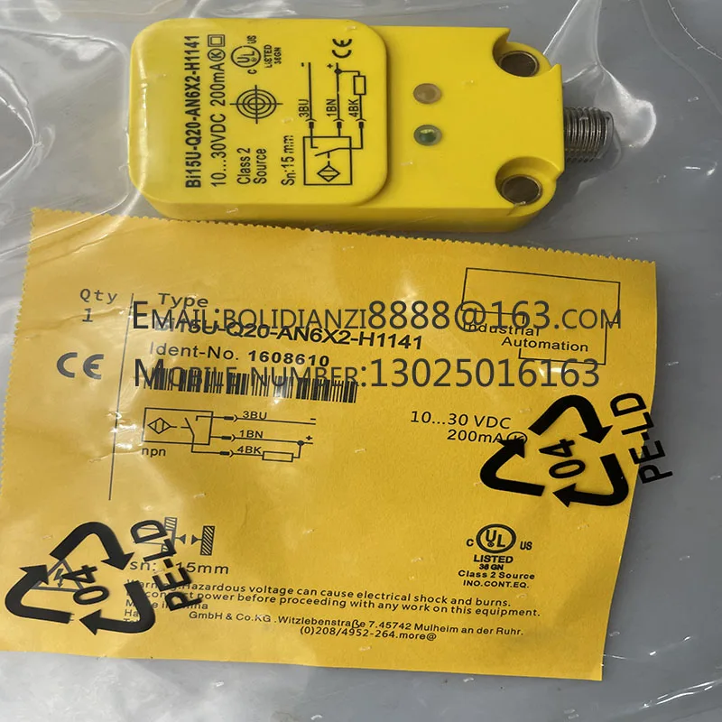 

BI15U-Q20-AN6X2-H1141 100% новый оригинальный датчик приближения доступен для немедленной продажи