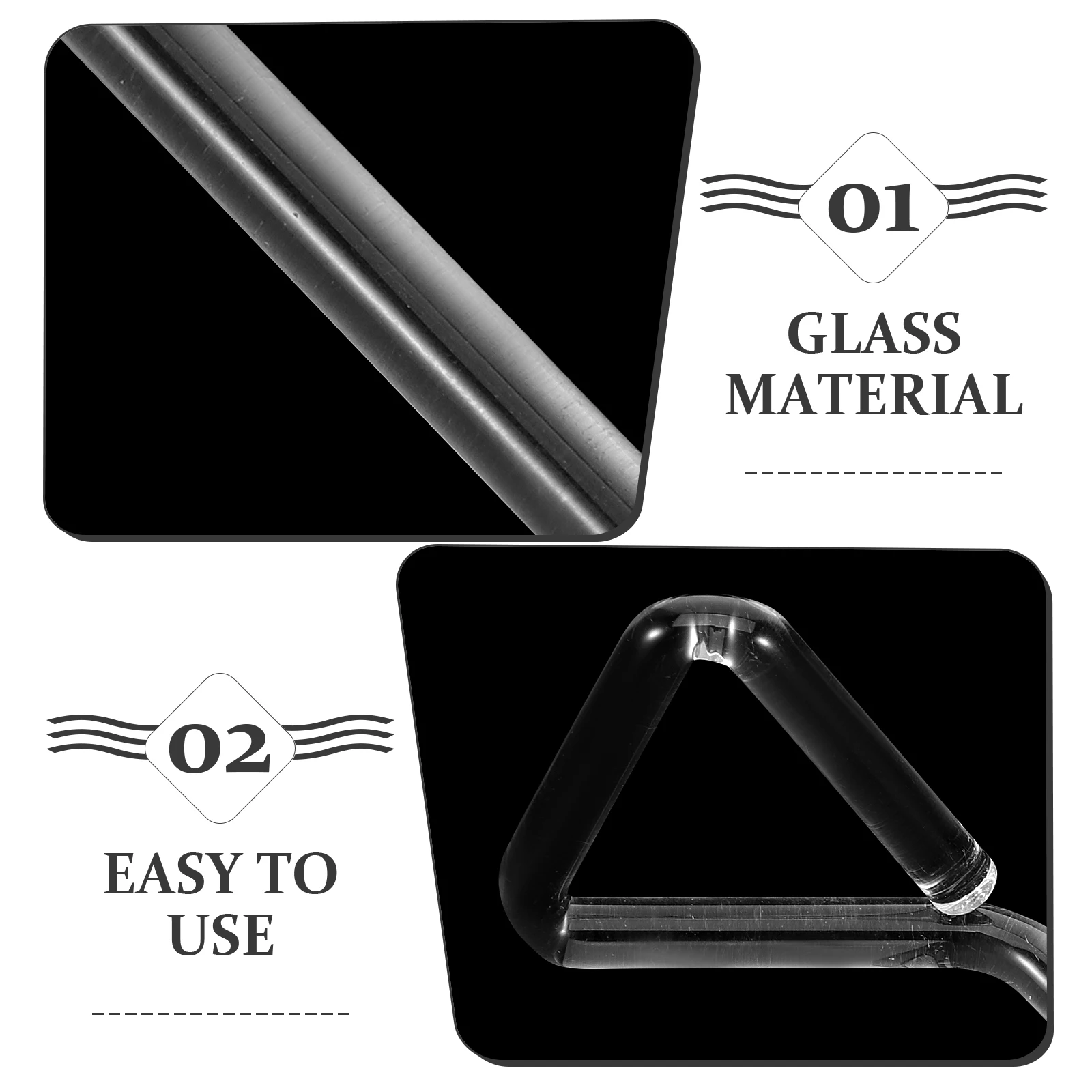

4 Pcs Glass Coating Rod Grout Tool Cell Spreader Filler Laboratory Sticks Seam L-shaped